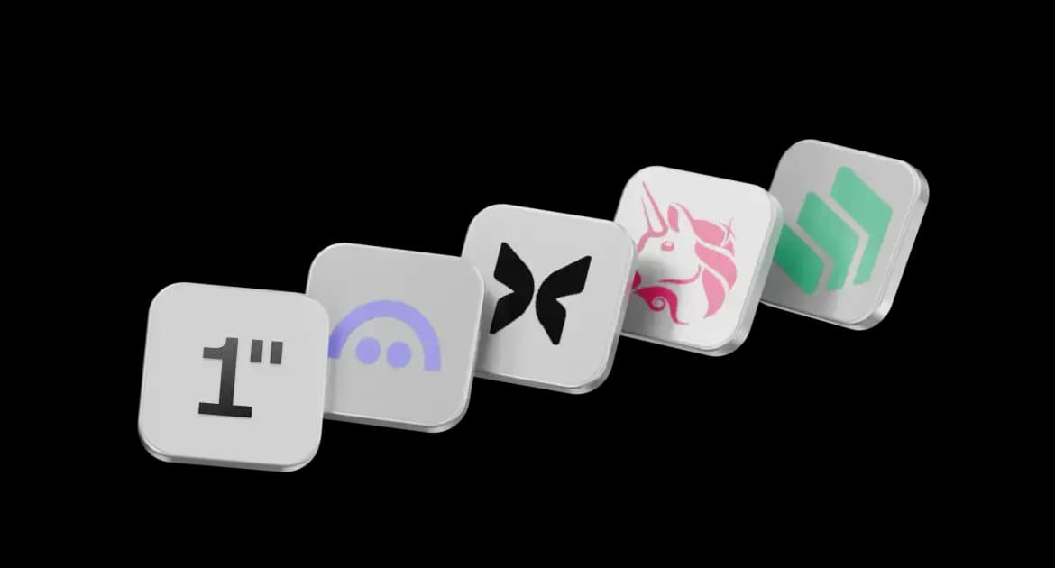 Ledger Wallet vy för dApps