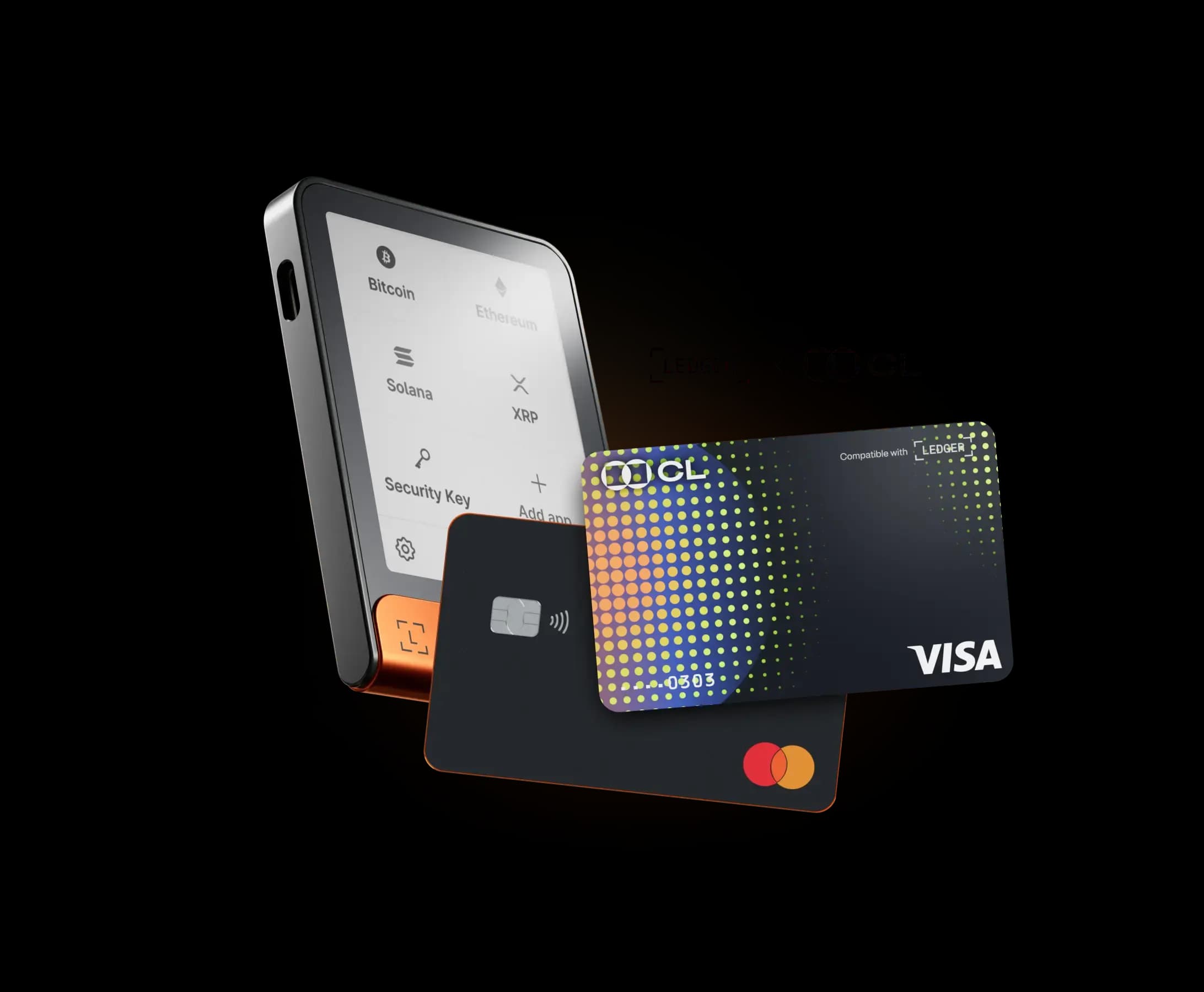 Ledger CL Card och appöversikt