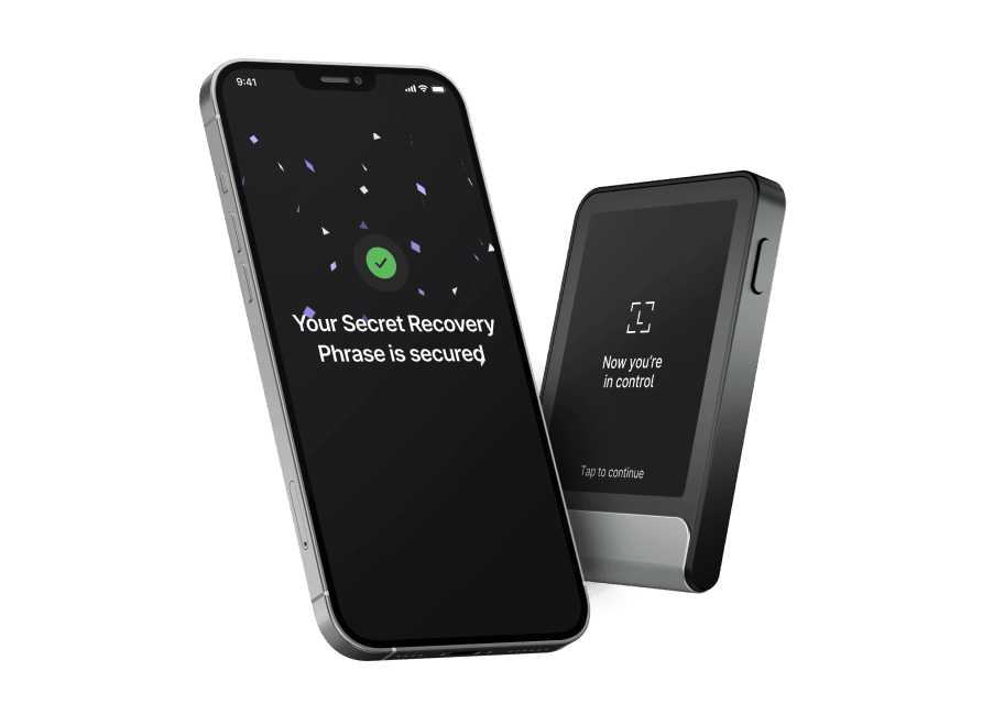 Visual för säker återställning med Ledger