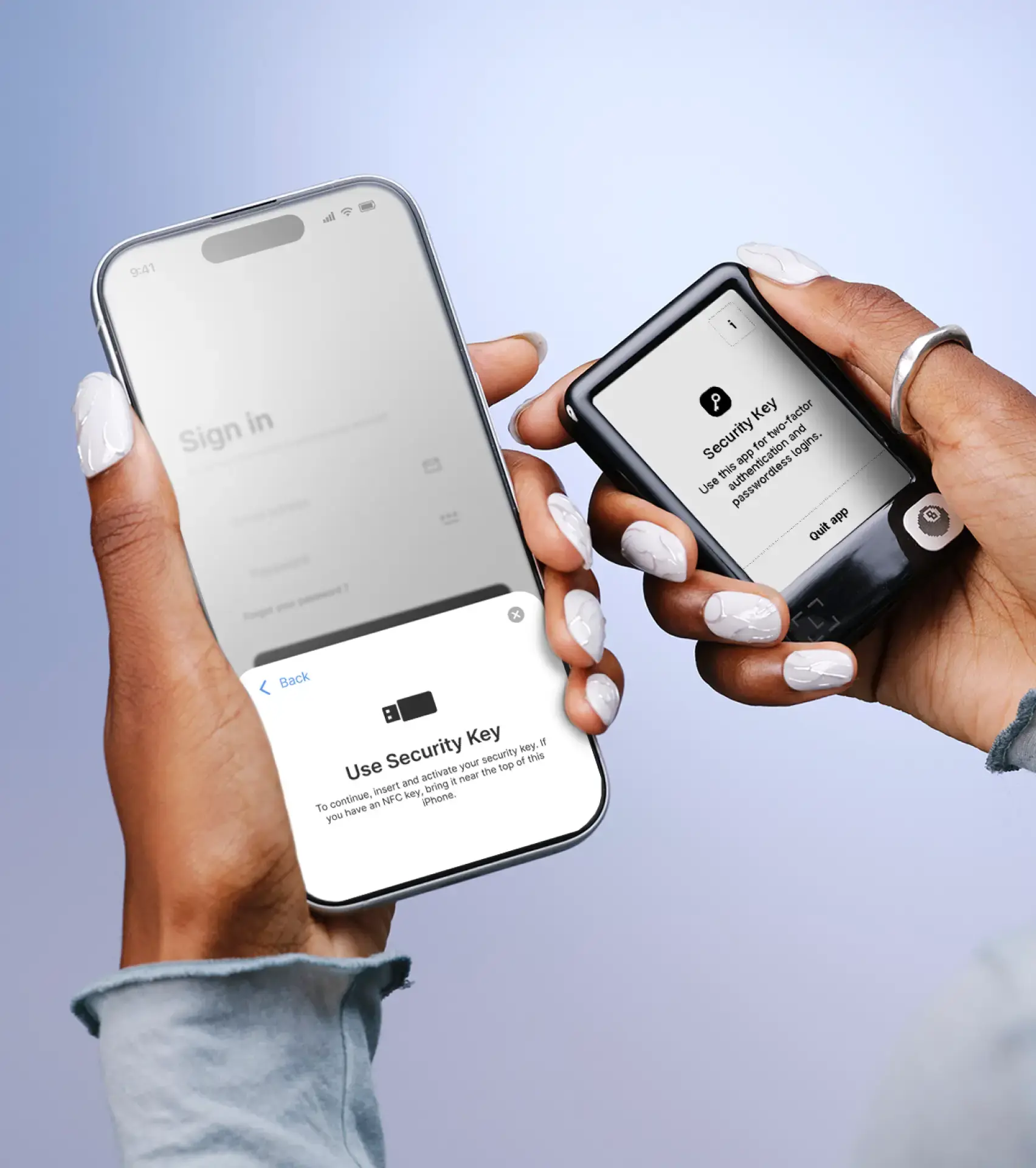Ledger Security Key-visual för att undvika misstag